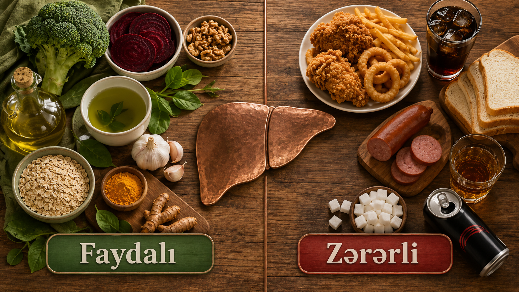Qaraciyer analizleri — ALT AST bilirubin GGT hepatit piylenmesi siroz pehriz