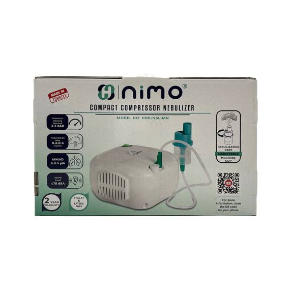 Nimo Kompakt Mini Nebulizator — astma tutması zamanı portativ ilk yardım qurğusu