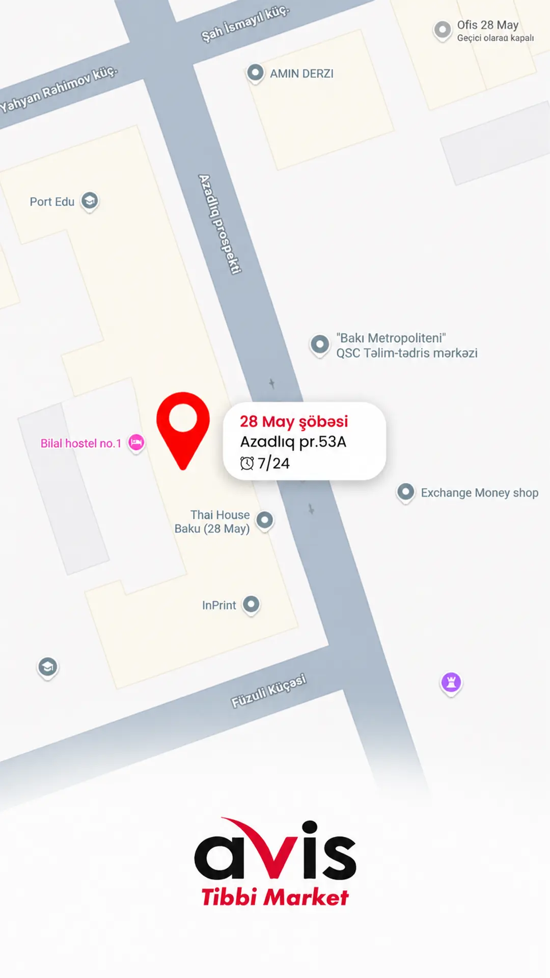 28 May Avis Aptek filialı