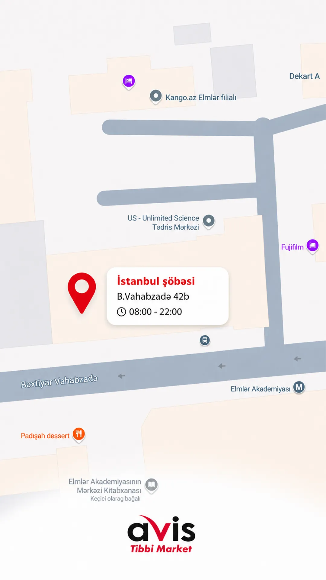 Park Bulvar Avis Aptek filialı