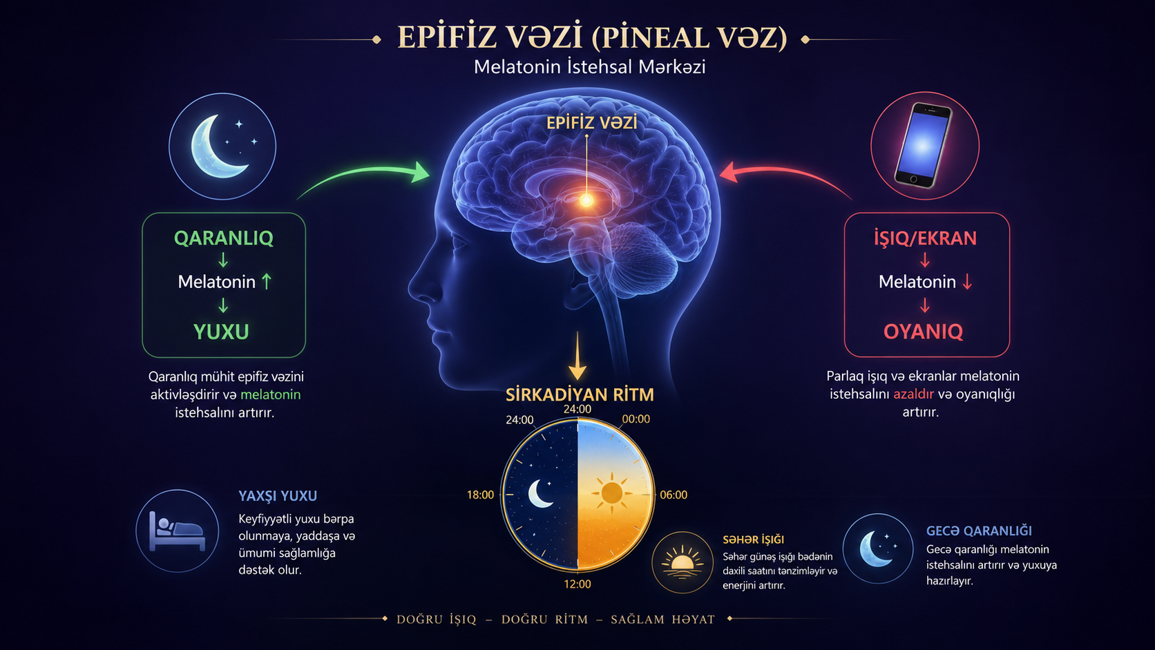 Yuxusuzluq insomnia — melatonin sirkadiyan ritm stress yuxu gigiyenasi sebebler