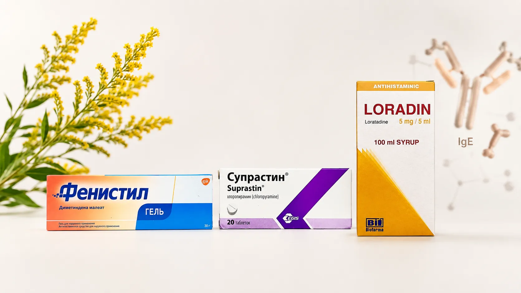 Allergiya dərmanı — suprastin loratadin antihistamin mövsümi allergiya ambroziya müalicə