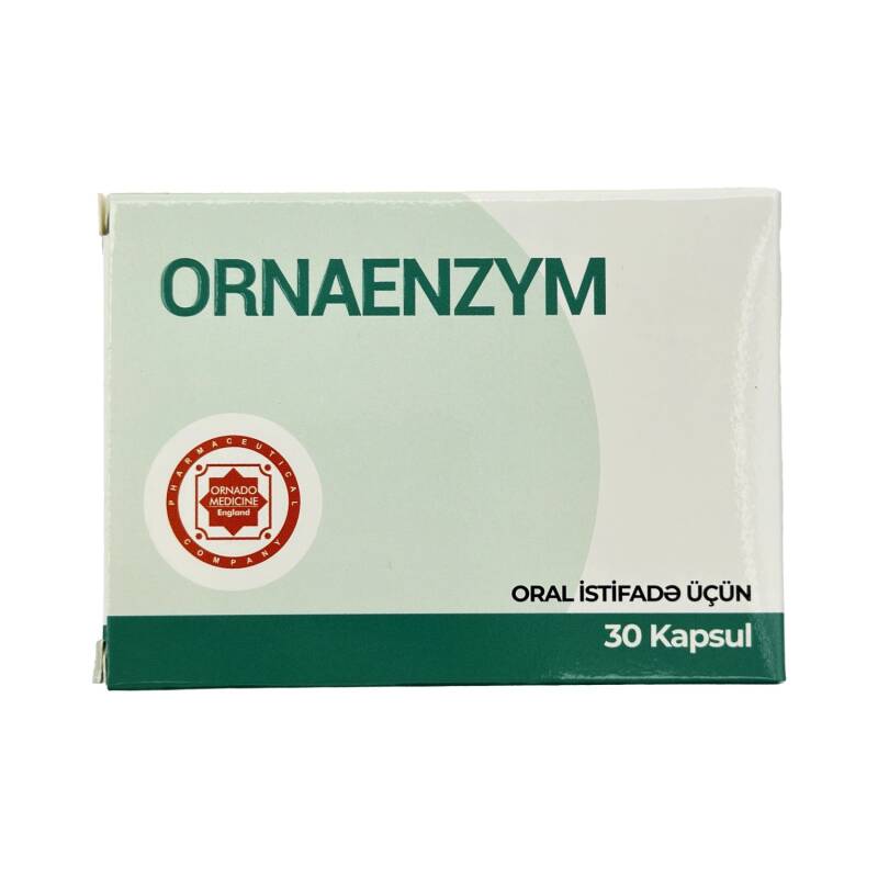 Ornaenzim N30 tablet — pankreatin ferment hezm siskinlik kop agir yemek