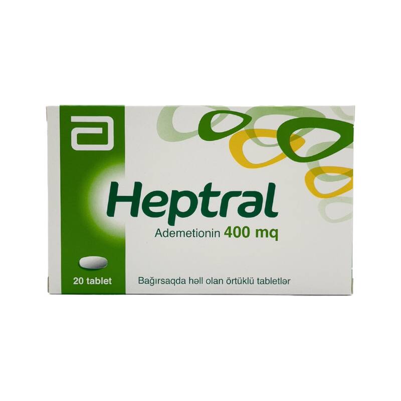 Heptral 400mg tablet — ademetionin qaraciyer berpa piylenmesi siroz detoks