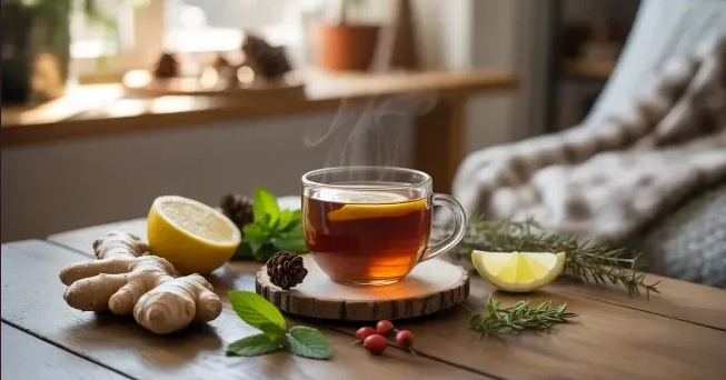 Qış Aylarında Ən Çox İstifadə Olunan Təbii Bitki Çayları