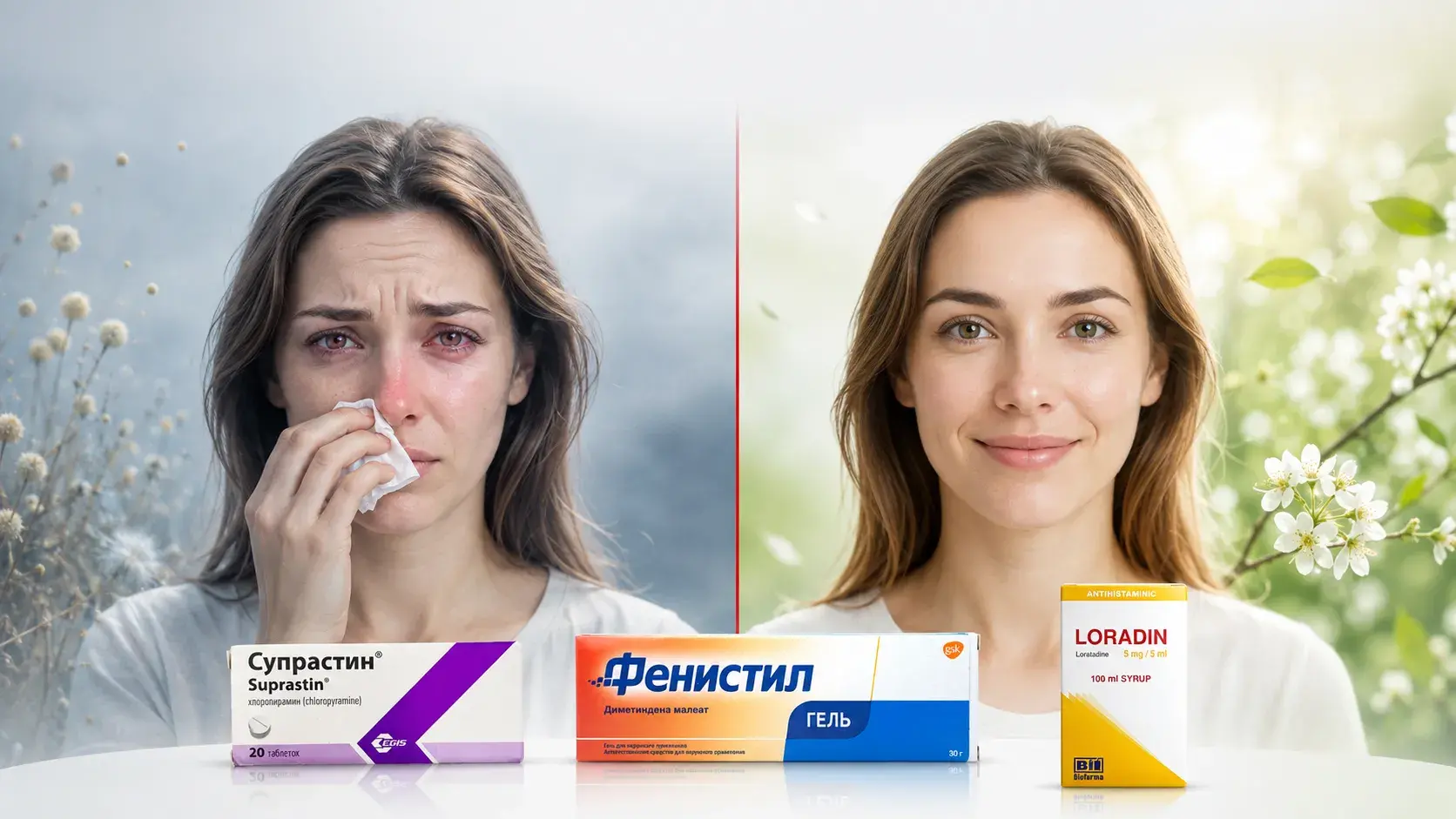 Mövsümi Allergiya: Suprastin, Loratadin və Antihistaminlər