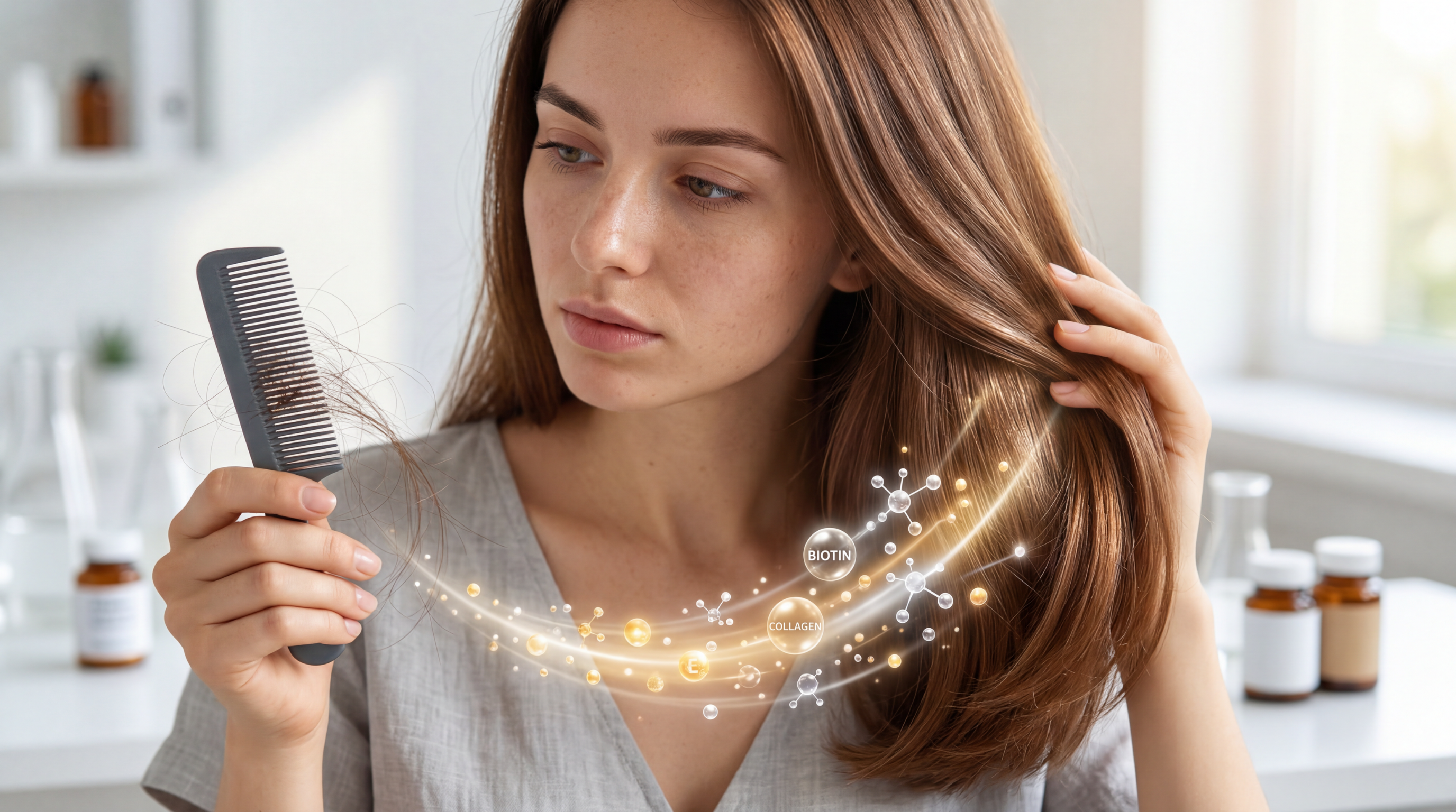 Saç tökülməsi: səbəbləri və saç üçün faydalı vitaminlər