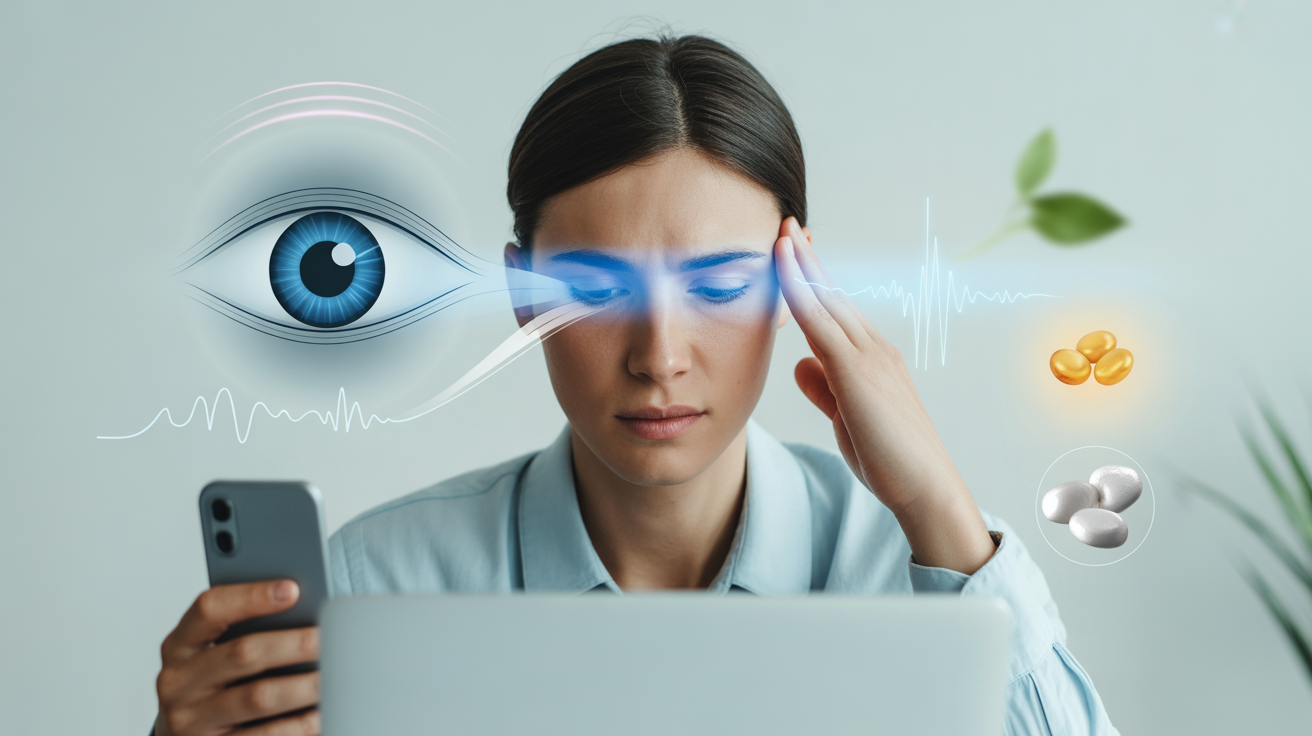 Ekran Yorğunluğu, Stress və Göz Sağlamlığı: Vitamin Dəstəyi