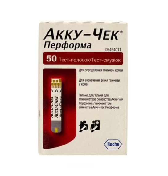 Accu-Chek Performa şəkər ölçən test N50 - 1