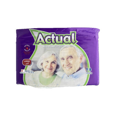 ACTUAL ADULT DIAPER N30 L 2878 - ACTUAL