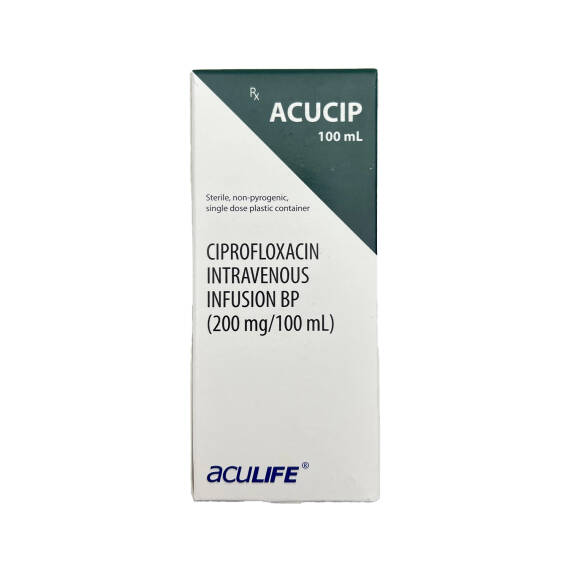 ACUCIP (CIPROFLOXACIN)200MG 100ML (ACILIFE) - 1