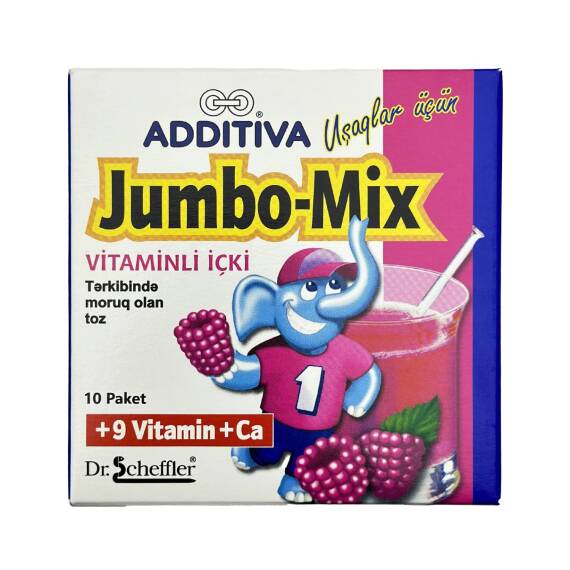 Additiva Jumbo-Mix Kids, Vitamin, Calsium N10 paket - 1
