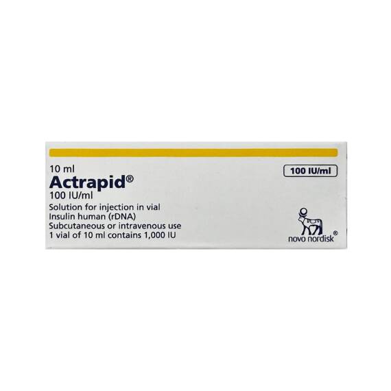 AKTRAPID 100IU 10ML FLK (DANIMARKA) - 1
