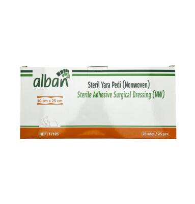 Alban steril yara bezi 10x25 sm N1 - ALBAN