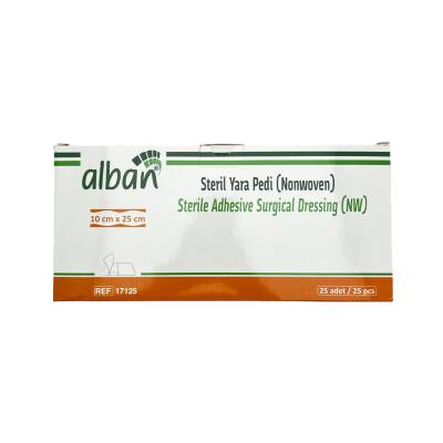 Alban steril yara bezi 10x25 sm N1 - ALBAN