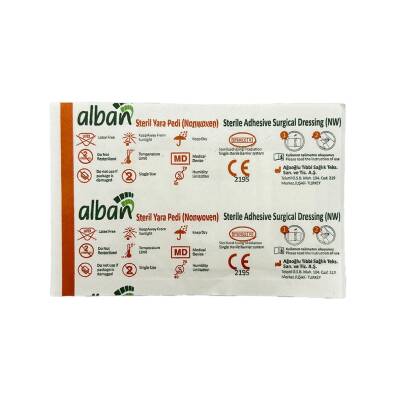 Alban steril yara bezi 5x7,5 sm №1 - ALBAN