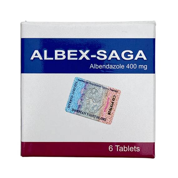 Albex-Saga 400 мг N6 табл. - 1