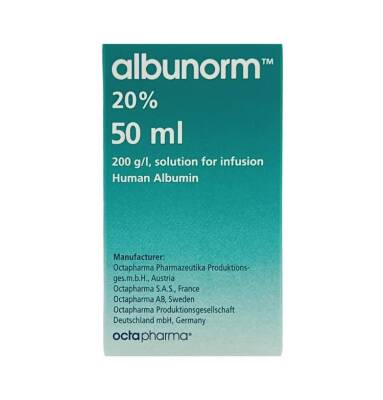 Albunorm 20% 50 ml infuziya üçün məhlul - 