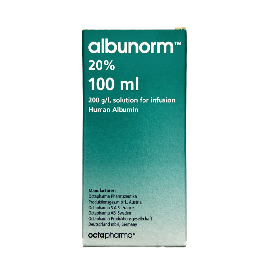 Albunorm albumin 200 mq 100 ml(Oktafarma) - 1