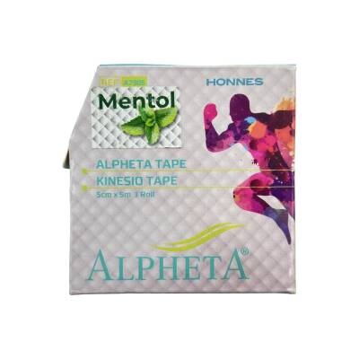 Alpheta Kinesio Tape Menthol 5cm x 5m - 1