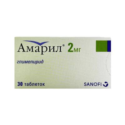 Amaril 2 Mq N30 Tablet - 