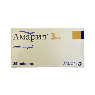 Amaril 3 Mq N30 Tablet - 