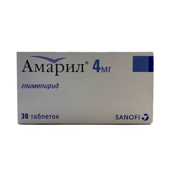 Amaril 4 mq N30 tablet - 1