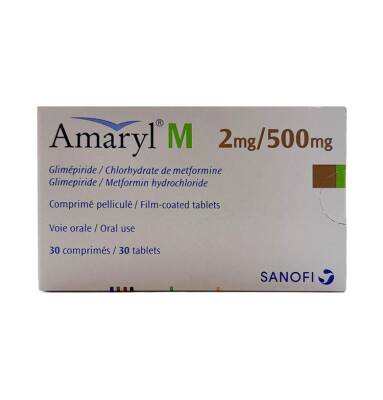 Amaril M 2 mq/500 mq N30 tablet - 