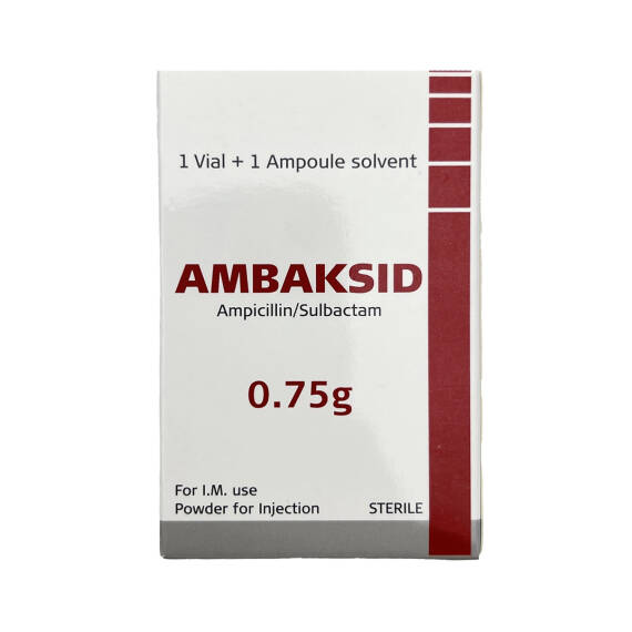 AMBAKSID 0.75GR 1VIAL+1AMPUL - 1