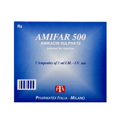 AMIFAR 500MG 2ML N5 AMP - 