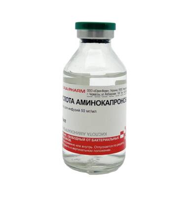 AMINOKAPRONOVAYA KISLOTA 100ML SISTEM (UKR) - 