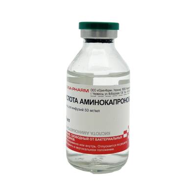 AMINOKAPRONOVAYA KISLOTA 100ML SISTEM (UKR) - 