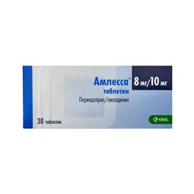 Таблетки Amlessa 8/10 мг, N30 - 