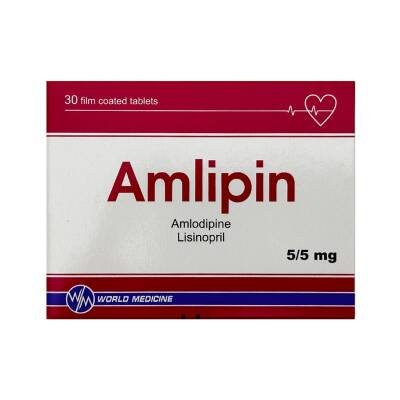 Amlipin 5/5 Mq N30 Tablet - 