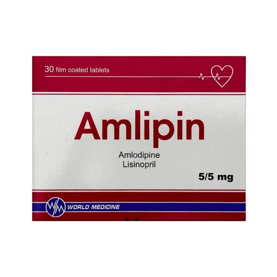 Amlipin 5/5 Mq N30 Tablet - 1