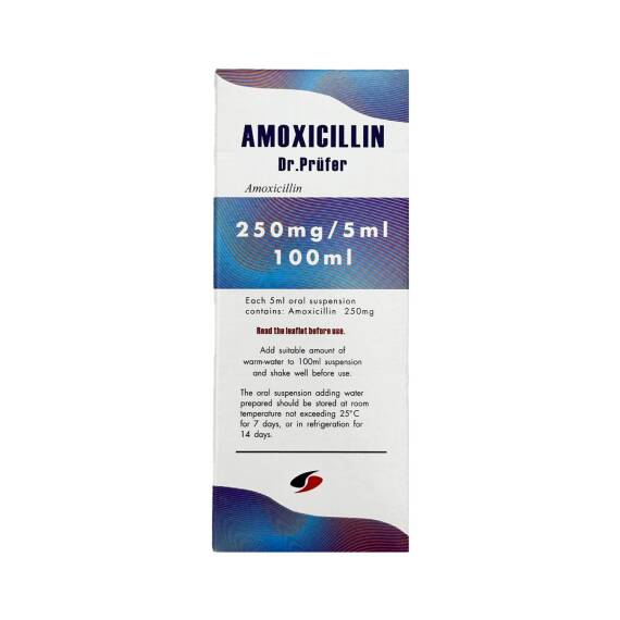 Amoksisillin 250 mq/5 ml 100 ml suspenziya - 1