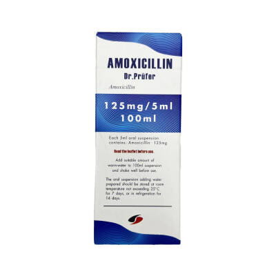 Amoxicillin 125MG/5 ml 100 ml Suspension - 1