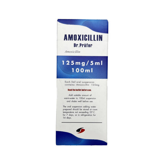 Amoxicillin 125MG/5 ml 100 ml Suspension - 1