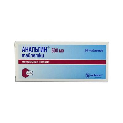 Analgin 500 mg N20 tb - 