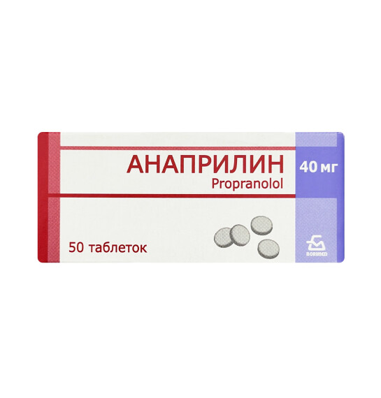 Anaprillin 40 mg N50 tb - 