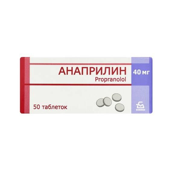 Anaprillin 40 mg N50 tb - 1
