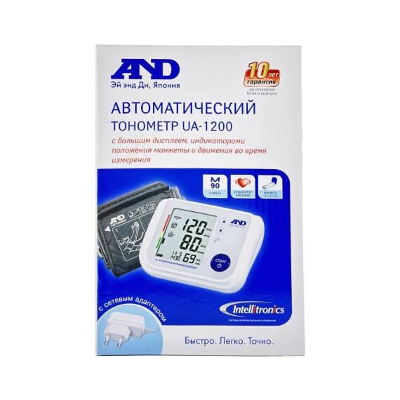 A&D UA-1200 Electronic Blood Pressure Monitor - 1
