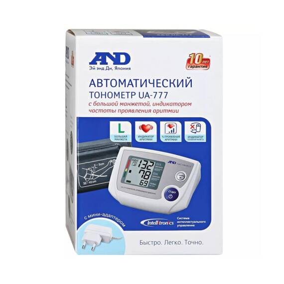 A&D UA-777L Электронный тонометр - 1