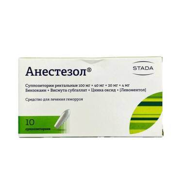 Anestezol N10 suppozitoriya - 