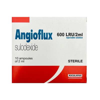 ANGIOFLUKS 600IU 2ML N10 AMP - 
