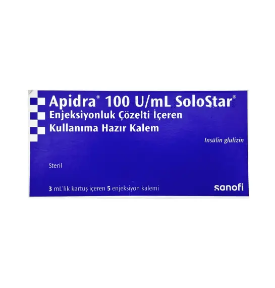 Apidra Solostar 100 TV/ml N5 şpris-qələm - 1