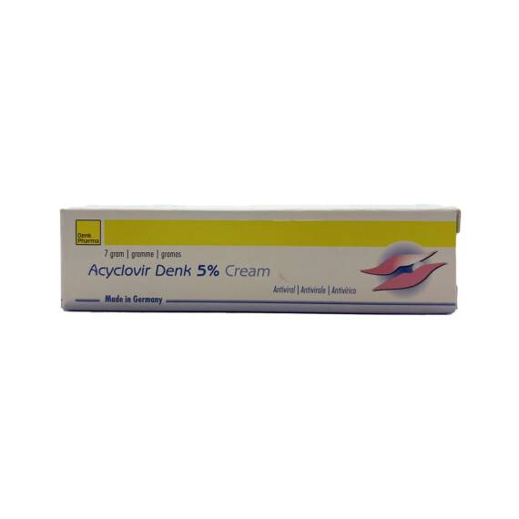 Asiklovir Denk 50 mq 7 qr krem - 1
