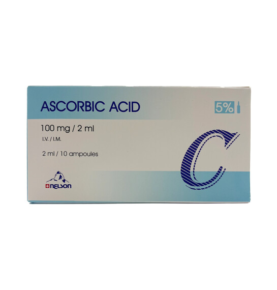 Askorbin turşusu 5% 2 ml N10 ampula - 