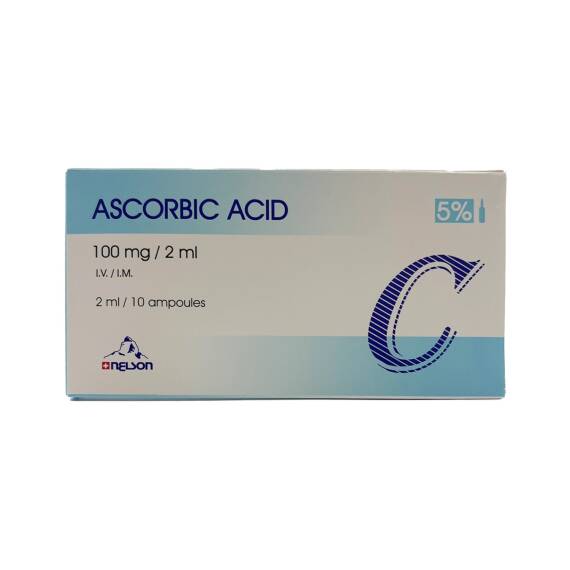 ASKORBINOVAYA KISLOTA 5% 2ML N10 AMP (GER) - 1