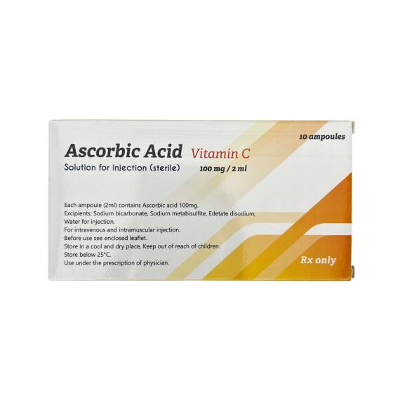 Askorbinovaya Kislota 10% 2 ml N10 Amp (Kanada) - 1